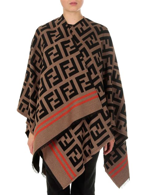 fendi poncho